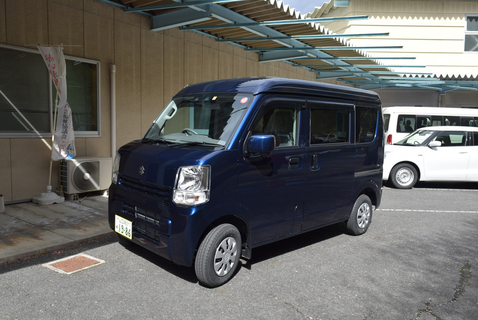 一般社団法人山口県自動車振興センター様からの福祉車両購入資金の寄付について