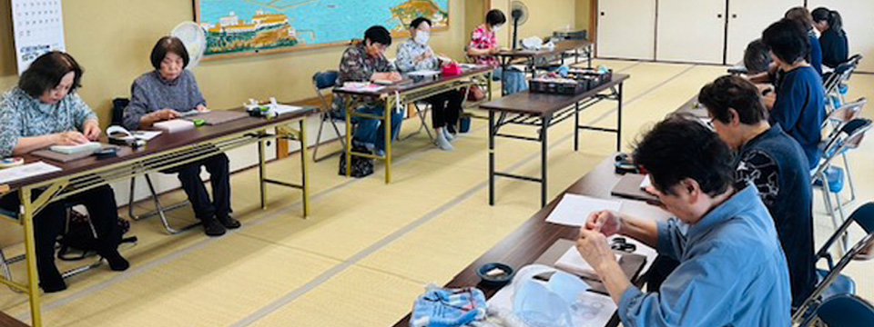 糸かけアート体験を開催しました