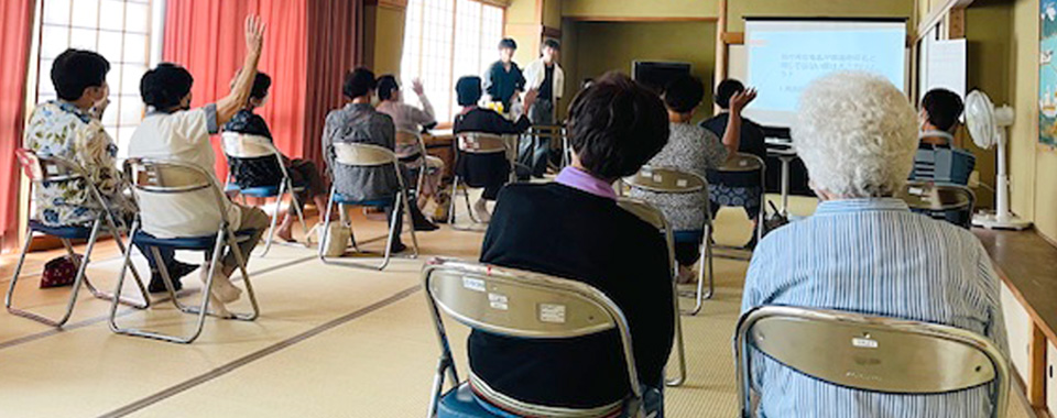 周南公立大学の学生さんと楽しく脳トレ！を開催しました
