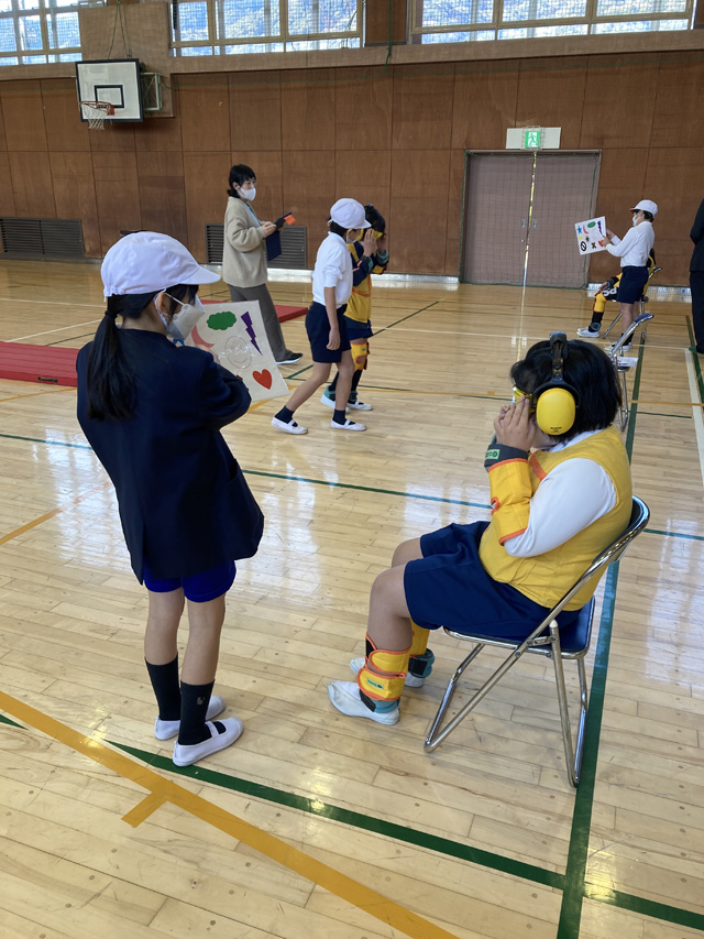 高水小学校　福祉教育