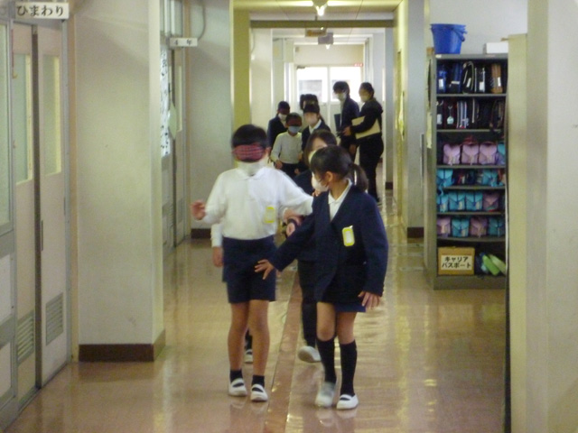 高水小学校　福祉教育